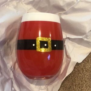 Christmas wine glasses